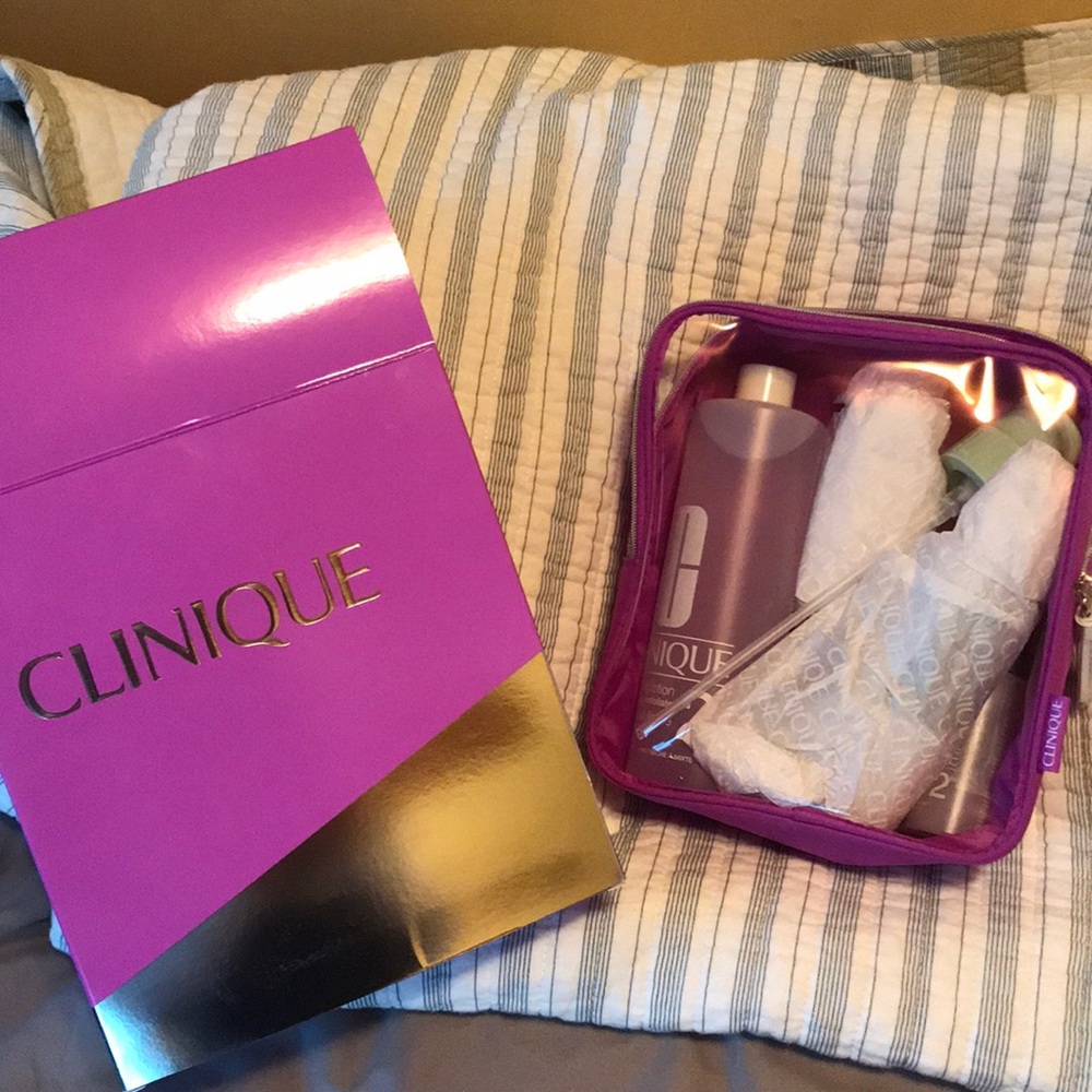 Clinique 3-step skincare